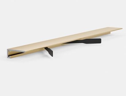 Щелевой плинтус Pro Design MINI 7067 шампань, 2700x15,5x6,15 мм