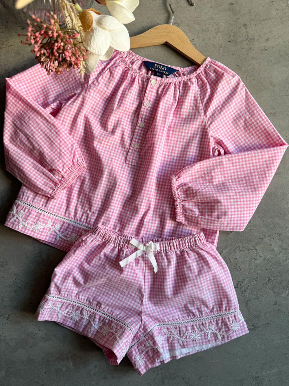 Хлопковый костюм Polo Ralph Lauren, 104