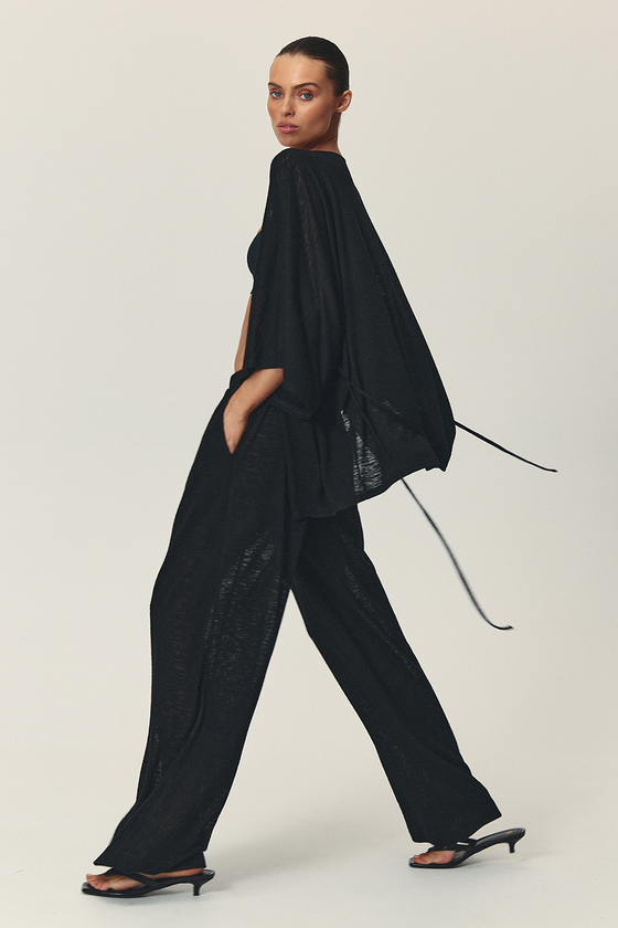 Штаны на резинке AMELIE Чёрный