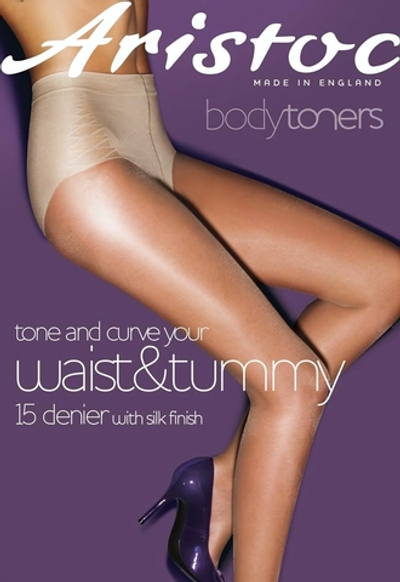 Корректирующие живот колготы Bodytoners (Размер: XL) (Цвет: телесный)