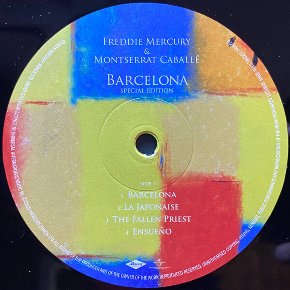 Freddie Mercury & Montserrat Caballe / Barcelona (Special Edition)(LP)
