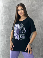 Пижама женская бриджи+футболка КЖ001 великан