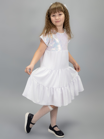 Платье нарядное для девочки с пайетками