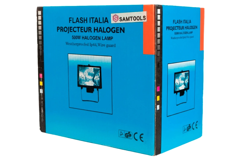 Прожектор галогеновый 500 Вт IP44 Samtools (без лампы)