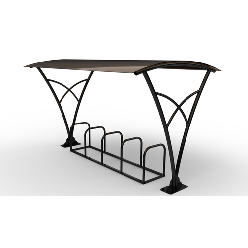 Велопарковка с навесом "Фонарь" 4200*2600*2600 мм.