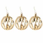 Шары ёлочные 12 шт., 6 см, "Frost Forest", пластик, бирюзовый/золото, ЗОЛОТАЯ СКАЗКА, 592176