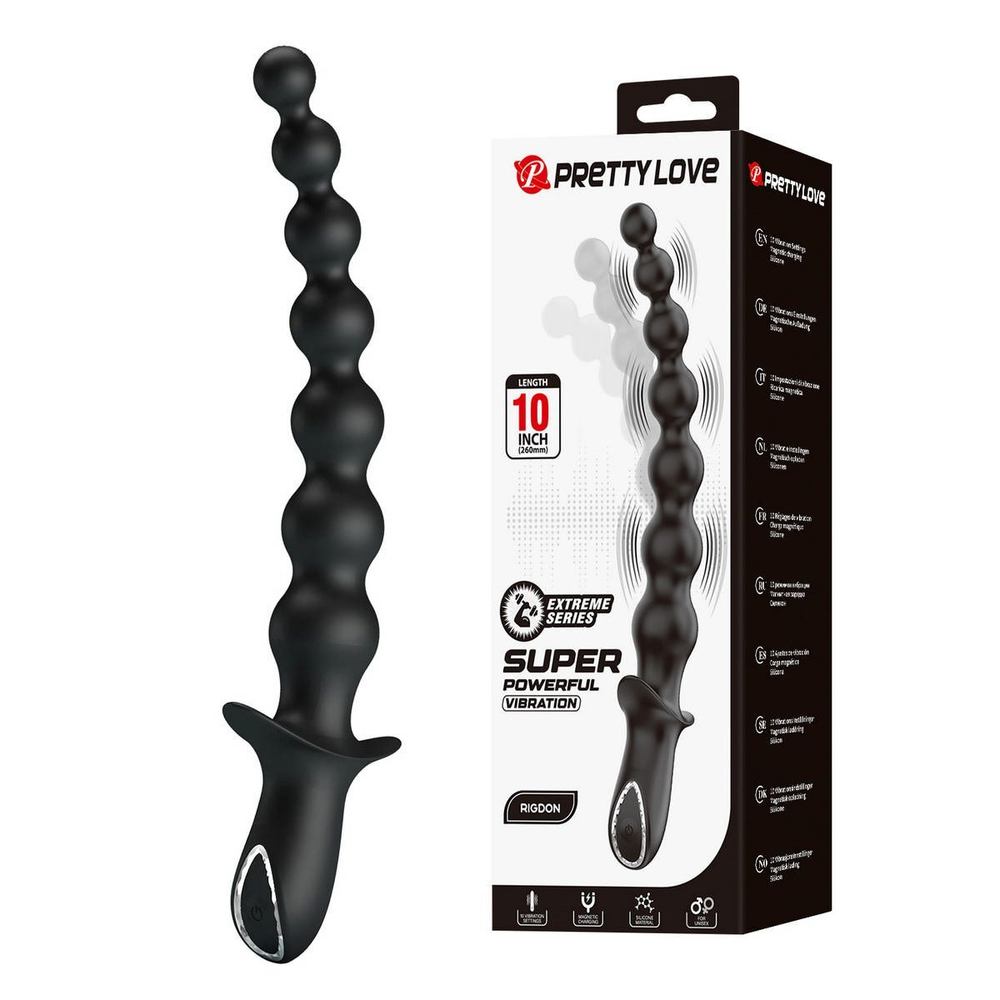 Черный вибратор-кролик Rasmussen - 19,8 см. (Цвет: черный)