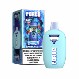 Купить Одноразовый Pod GANG FORCE - Энергетик с Лесными Ягодами (10000 затяжек)