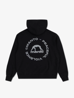 Худи MANTO LABEL 25 OVERSIZE чёрная