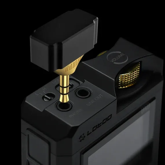 ddHiFi DJ44Gold Edition Black Gold 4.4mm (f) - 3.5mm (m)