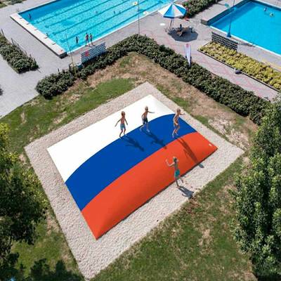 Надувная подушка «Патриот» для установки в грунт, 14×9×2 м