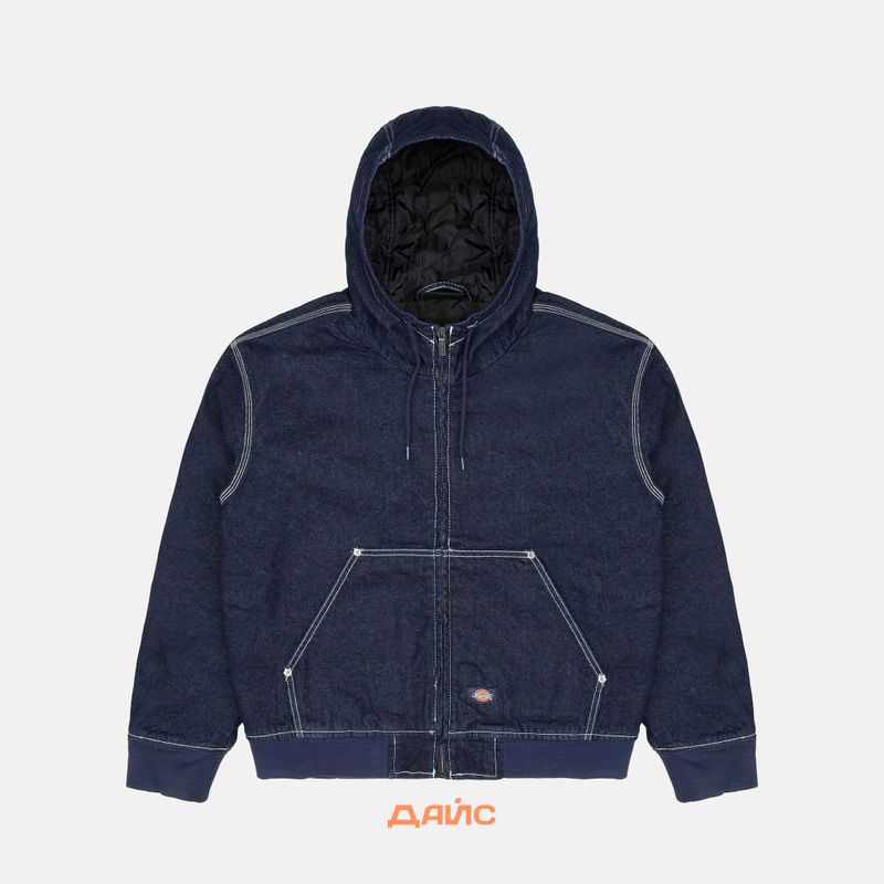 Куртка мужская Dickies Hooded Denim Jacket артикул:DK0A4ZAPRIN1 - купить в магазине Дайс