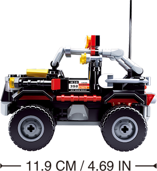 Konstruktor \ Конструктор 3D/CAR CLUB-OFFROAD - Zwart