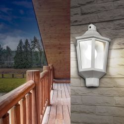 Садово-парковый светильник ЭРА «Ника» НБУ 06-60-003 60Вт белый прозрачный