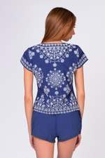 [m]Пижама женская "АРАБЕСКА" футб+шорты КЖ 0093