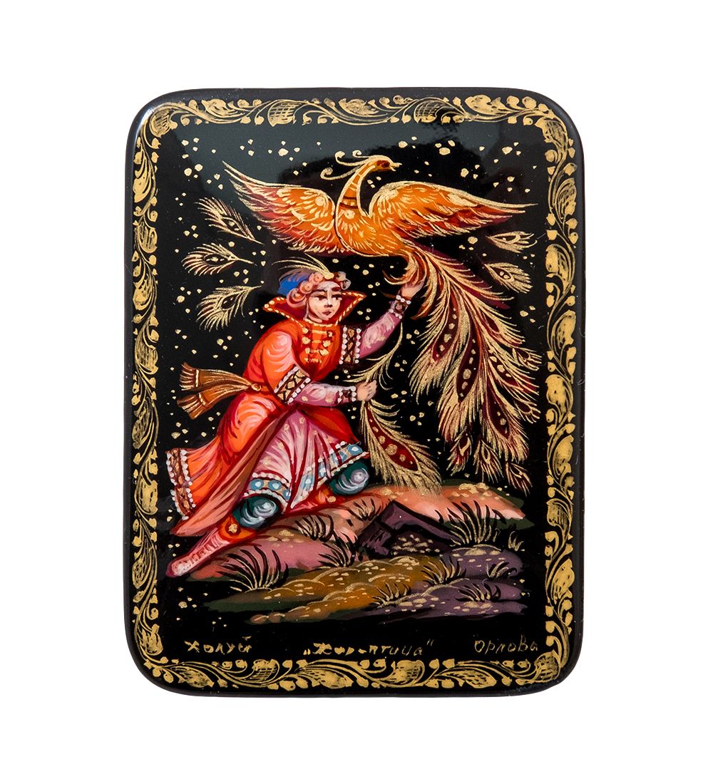 Народные промыслы ШК-45/43 Шкатулка «Жар-птица» исп. Орлова