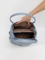 Сумка большая через плечо шоппер мешок