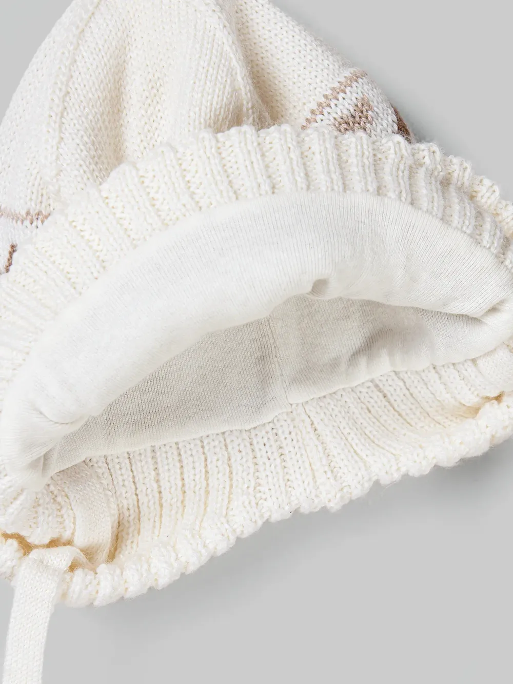 Шапка из смесовой шерсти "Мокко" 0+