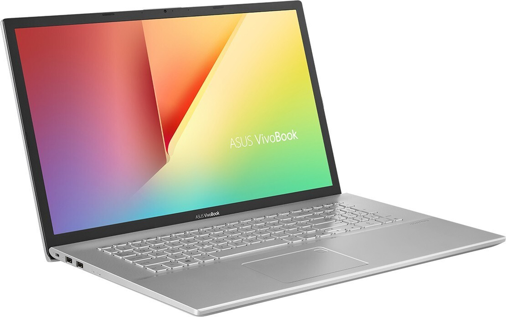 Ноутбук Asus VivoBook 17 X712JA-AU360 (90NB0SZ1-M04440)17.3;(1920x1080)IPS/ i7-1065G7(1.3ГГц)/ 8Гб/ 512Gb SSD/ UHD Graphics/ нет DVD/ Без ОС/ Серебристый
