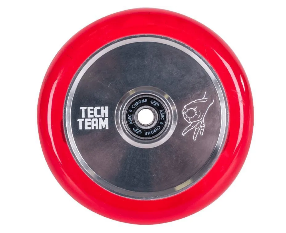 Колесо для самоката X-Treme 110*24мм TH, transparent pink (10013160/270922/3465958, Китай)