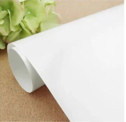 Плёнка самоклеящаяся декоративная водостойкая D&B 67,5см 8метров 7014 Белая полуглянцевая