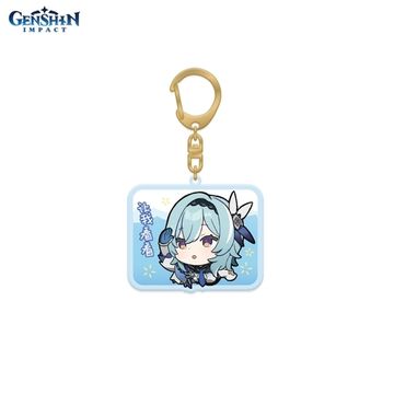 Брелок акриловый Chibi Expressions Character Acrylic Keychain Eula 6974096537549