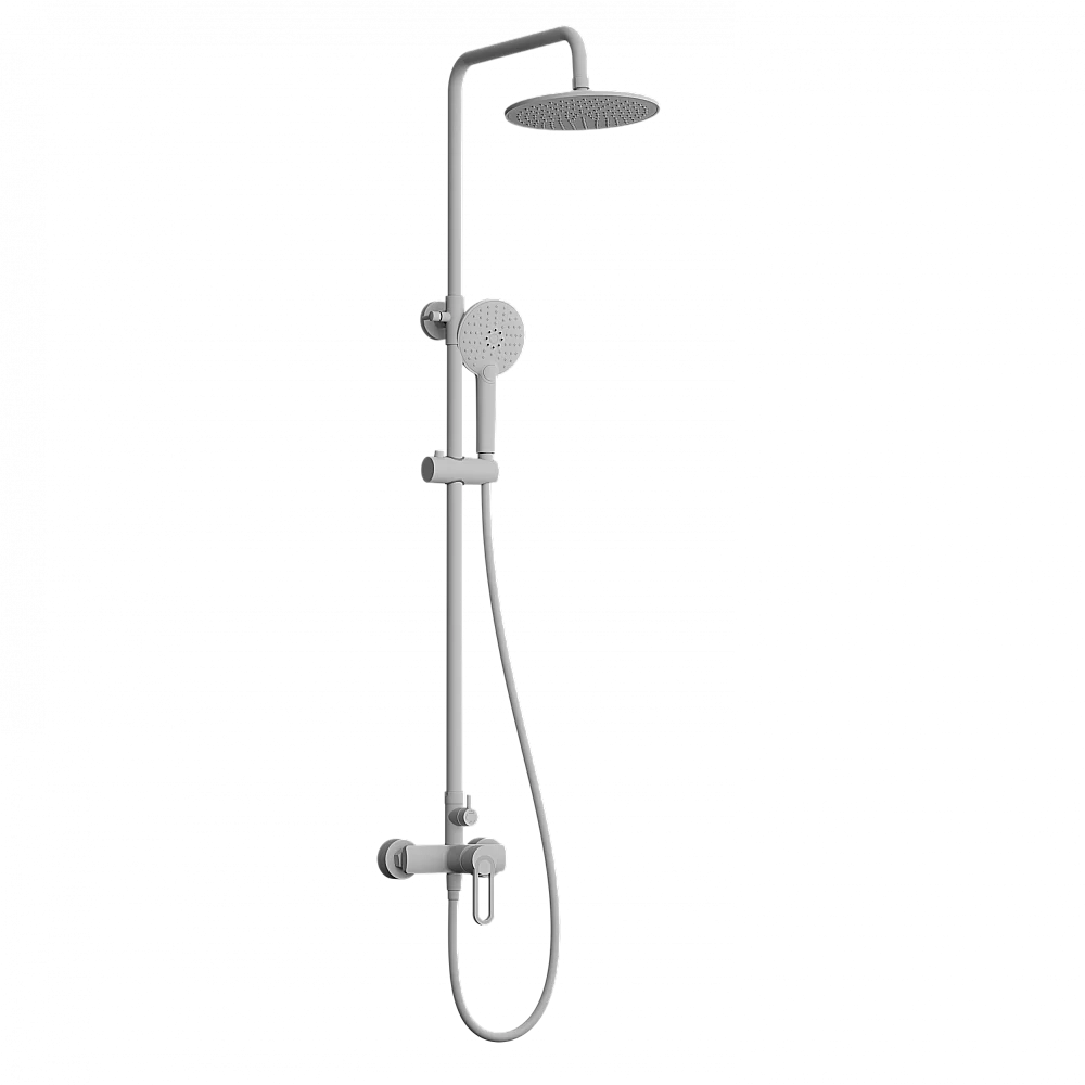 Душевая система WONZON & WOGHAND WW-B2166-A-MW белый матовый