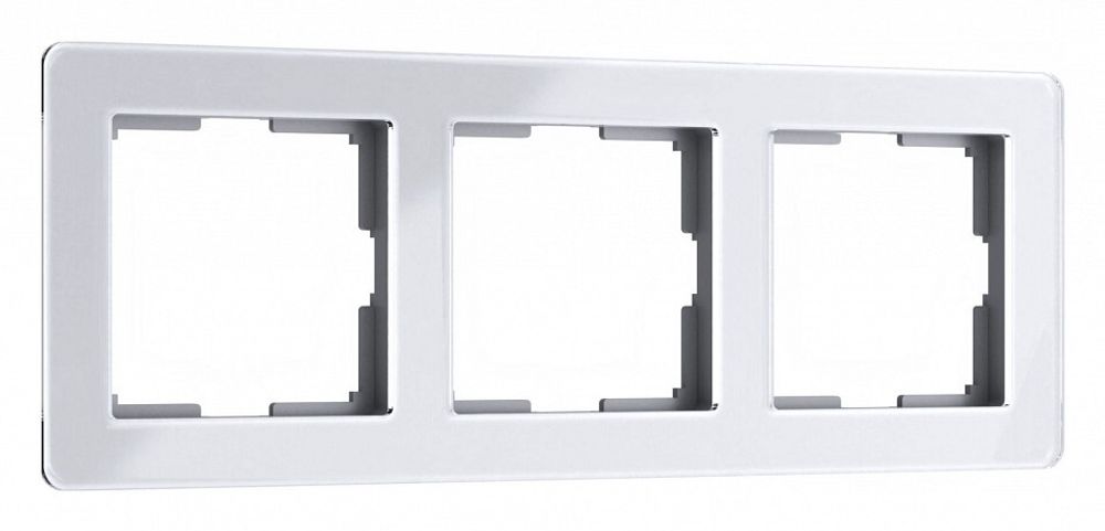 Рамка на 3 поста Werkel Acrylic (белый) W0032701