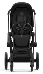 Коляска Cybex Priam IV Matt Black complete Aton B2 Bay Blue Base One 4 в 1 Sepia Black