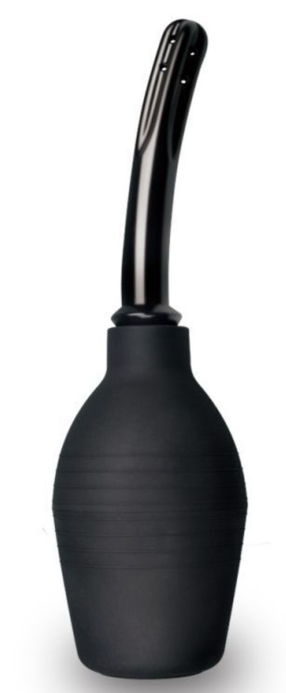 Черный анальный душ Bondage Fetish Deluxe Douche (Цвет: черный)