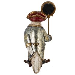 GAEM Фигурка декоративная с часами "Попугай" (LR44х1 н/п), L12 W13 H23 см