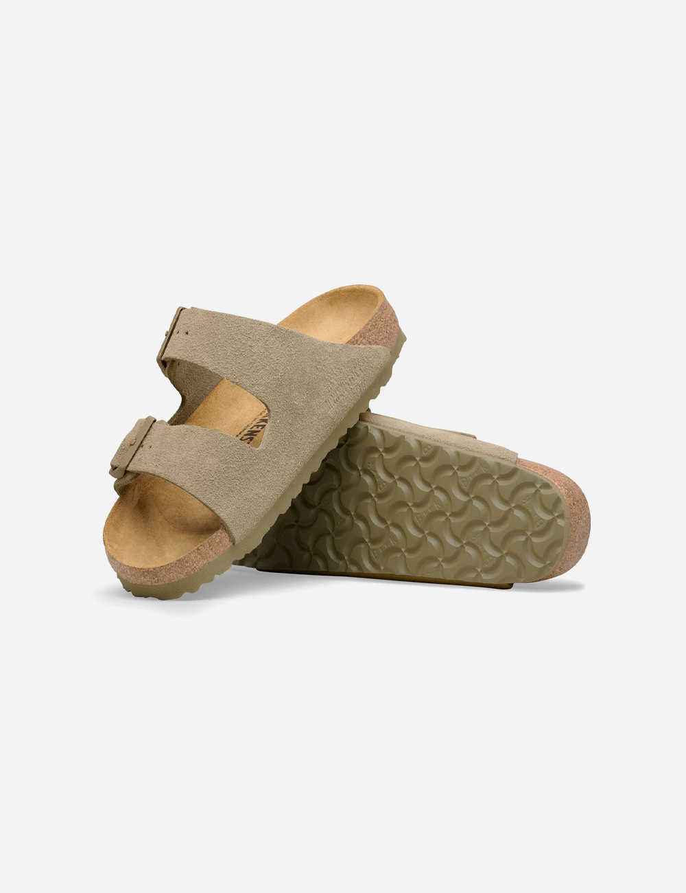 Birkenstock Arizona Suede "Faded Khaki"