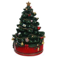 GAEM Фигурка декоративная "Ёлочка" (муз, движ), L11 W11 H18 см