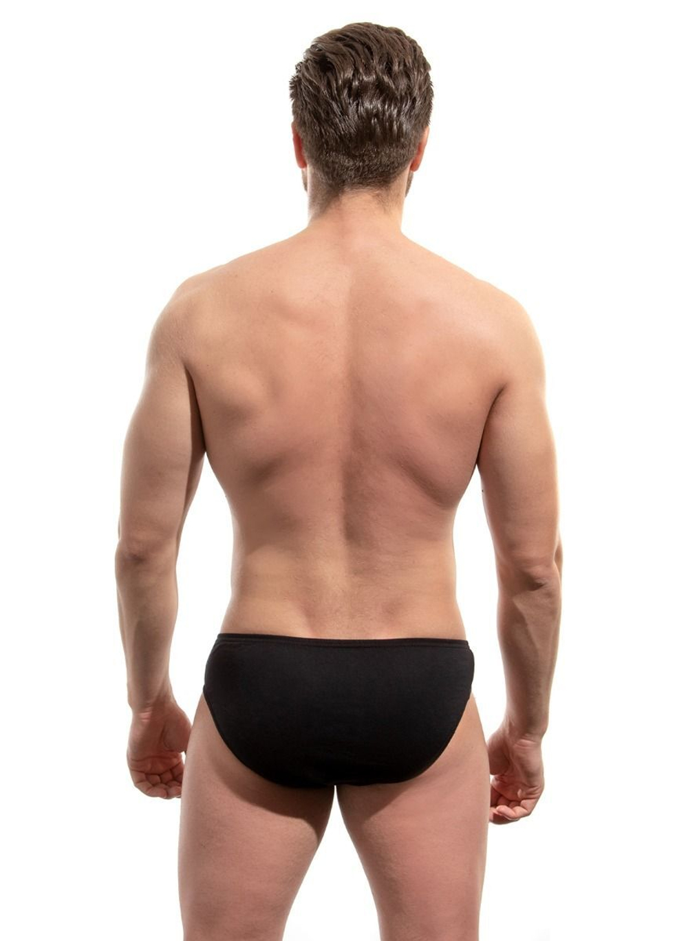 Набор из 3 мужских трусов-слип из чистого хлопка (Размер: XL) (Цвет: белый)