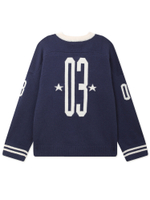 Свитер Вязаный Knit Hockey Jersey Navy