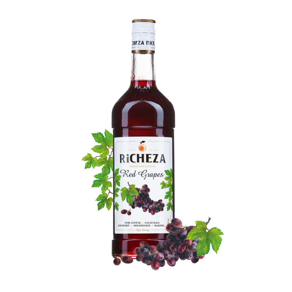 Сироп RiCHEZA Красный виноград стекло (1л) шт