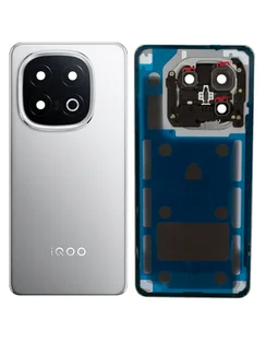 Задняя крышка для  Iqoo 13 серая (Gray) со стеклом камеры