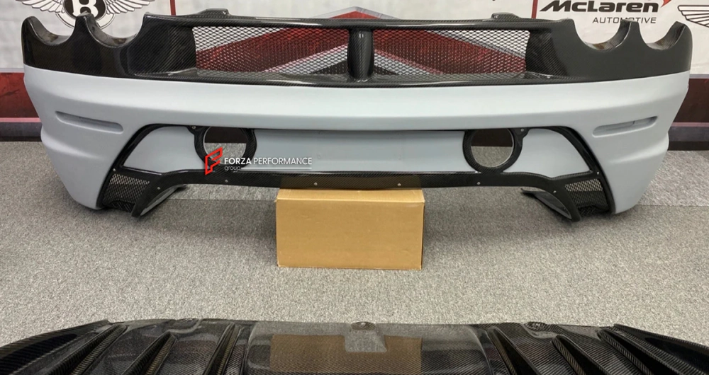 Карбоновый обвес переделка в Scuderia для FERRARI F430 Феррари