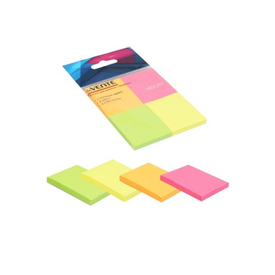 Блок бумаги с л/к 40*50 4шт.х 50 л. неоновые цвета