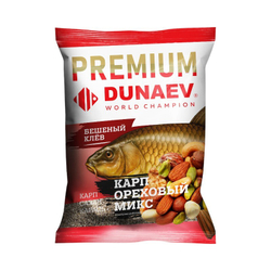 Прикормка "DUNAEV-PREMIUM" 1кг Карп-Сазан Ореховый Микс