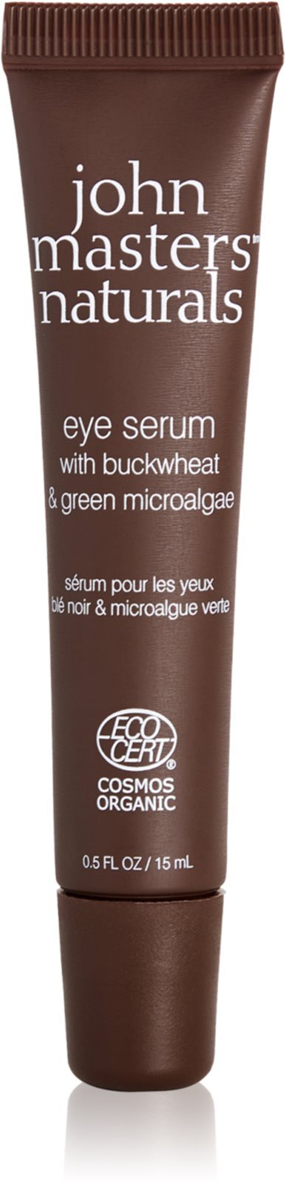John Masters Organics Buckwheat & Green Microalgae Eye Serum - укрепляющая сыворотка для глаз против морщин, отеков и темных кругов под глазами /   15  ml  / GTIN 669558004467