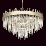 Citilux Лаура CL301292 Люстра хрустальная подвесная Шампань