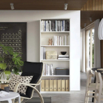 Книжный шкаф - TONSTAD IKEA/ ТОНСТАД ИКЕА,  81x37x201 см, кремовый/белый