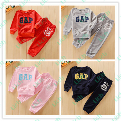 Костюм детский из толстовки и брюк с надписями