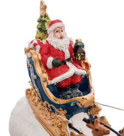 XM-700 Музыкальная новогодняя упряжка с подсветкой