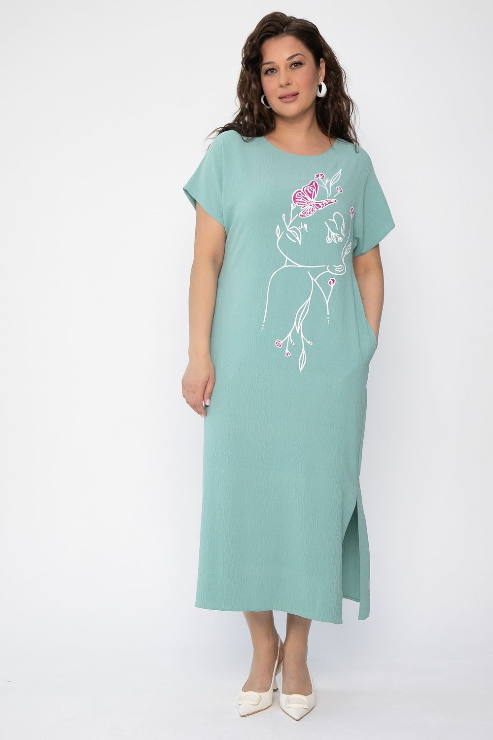 Платье Загадка (олива) П13706-8М LT Collection