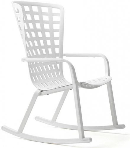 Кресло-качалка пластиковое Nardi Folio, белый