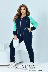Костюм 17-196-синий-ментол Minova