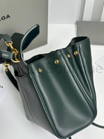 Сумка Rodeo Balenciaga женская темно-зеленая из кожи