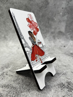 Подставка для телефона деревянная